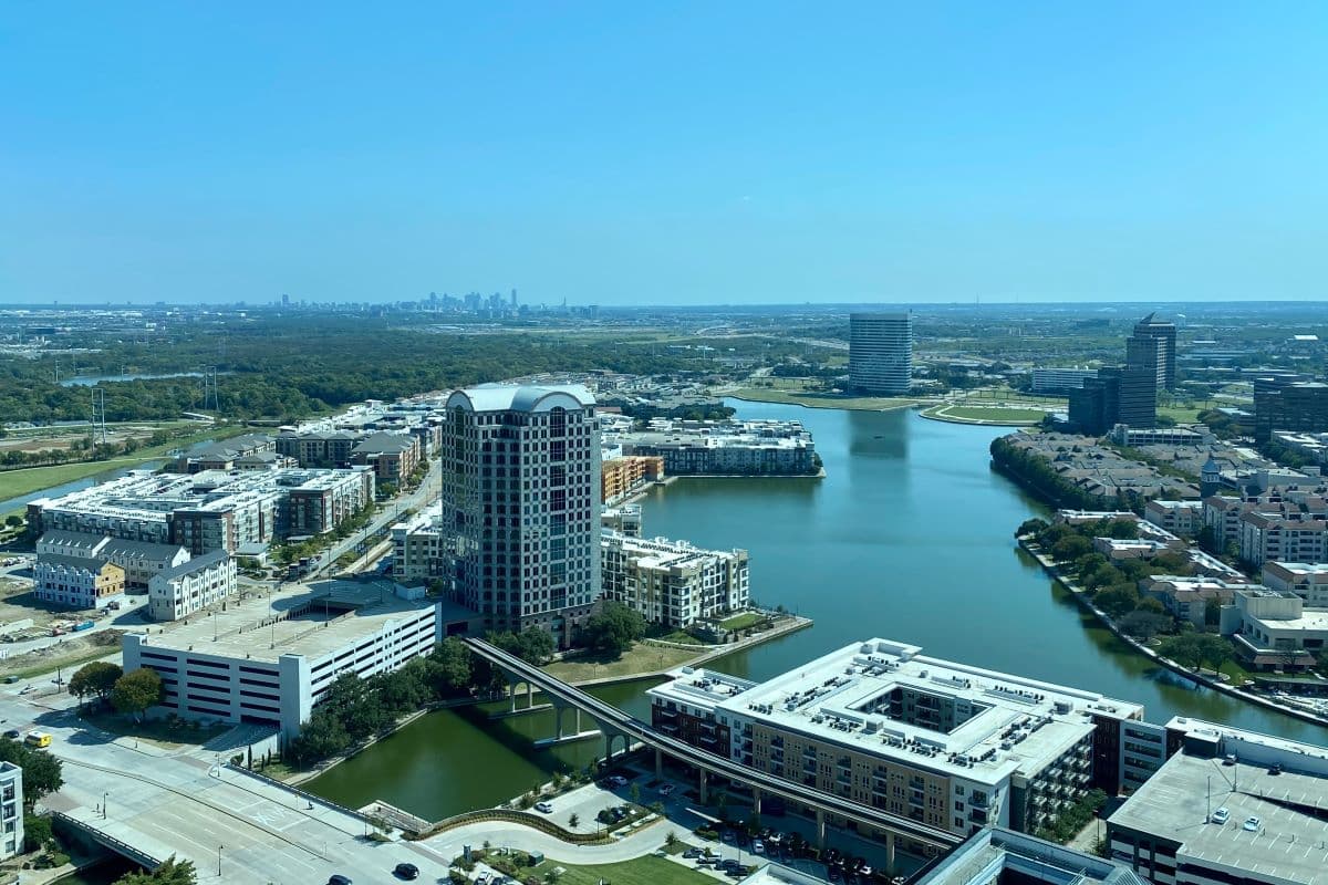 Irving, TX commercial concrete service area