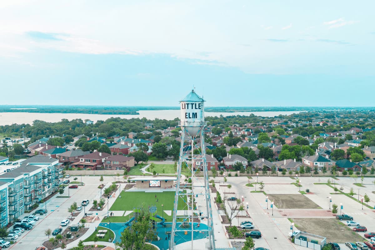 Little Elm, TX commercial concrete service area