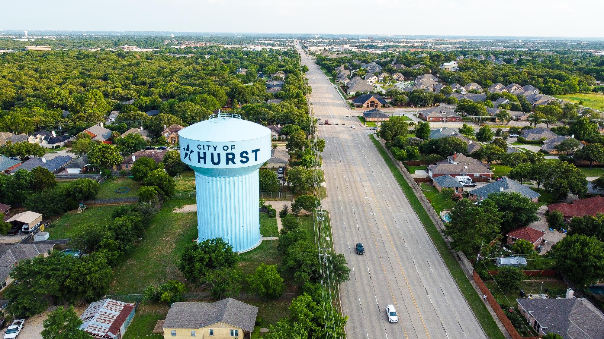 Commercial concrete construction in Hurst, Texas