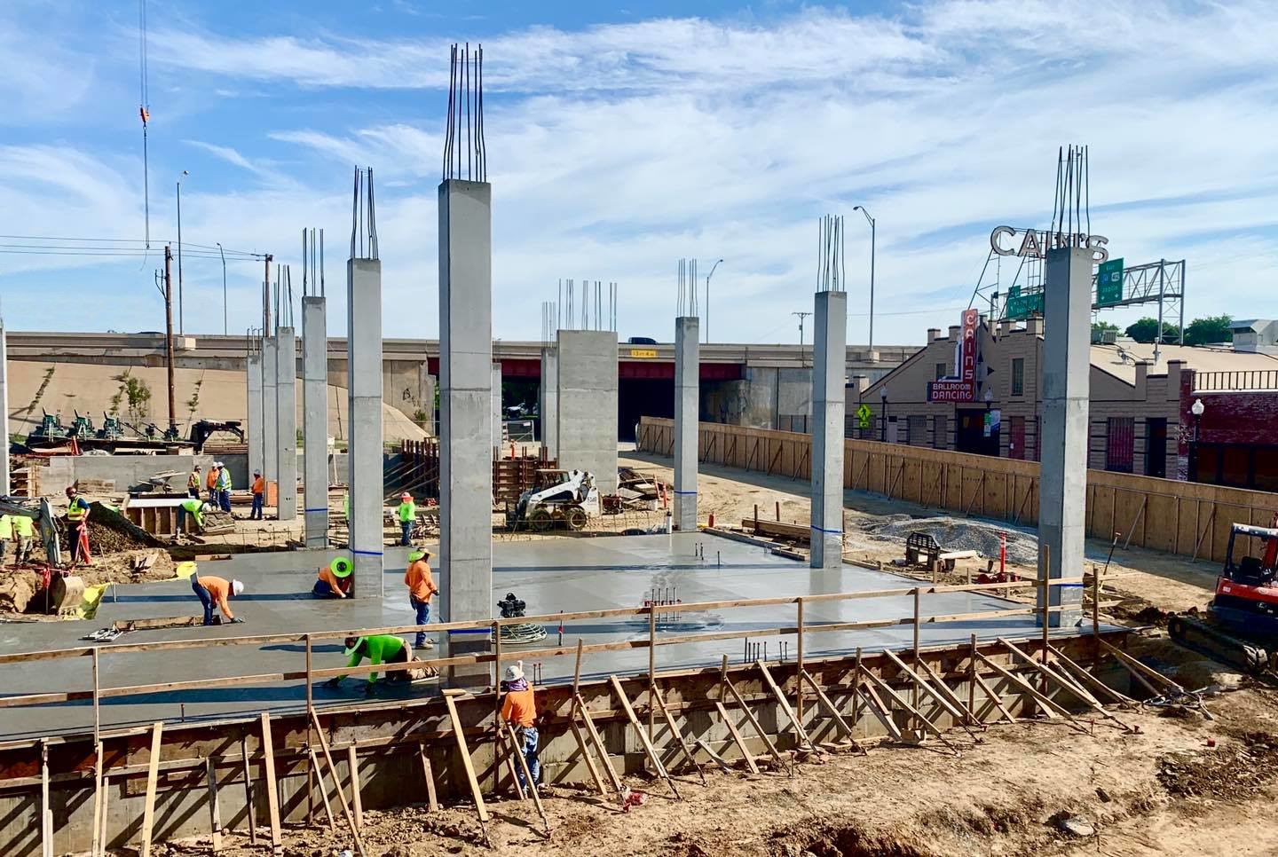 Bank Construction - Commercial concrete construction in Carrollton, Texas