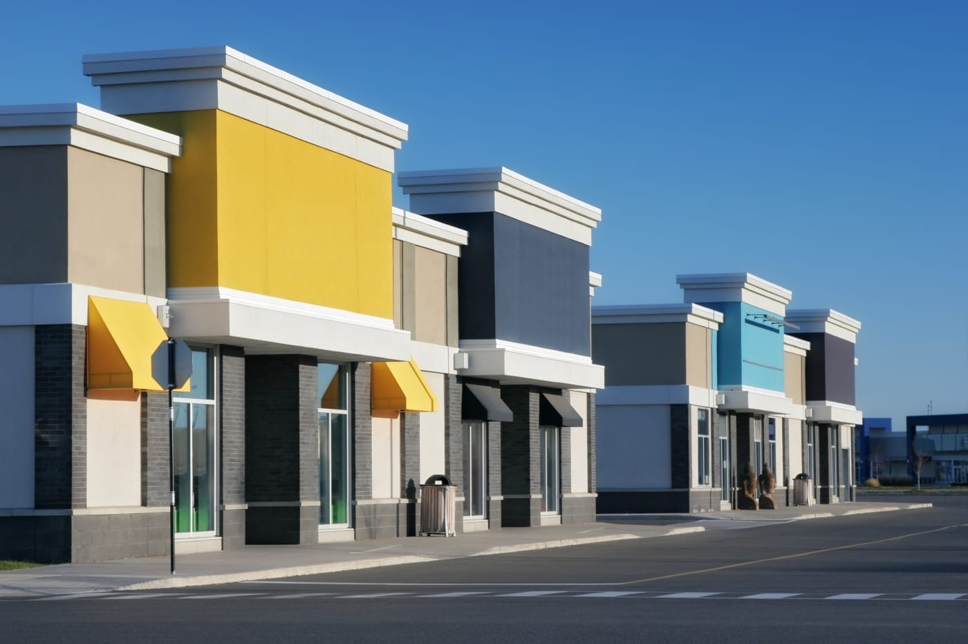 Retail Storefront Construction - Commercial concrete construction in Carrollton, Texas