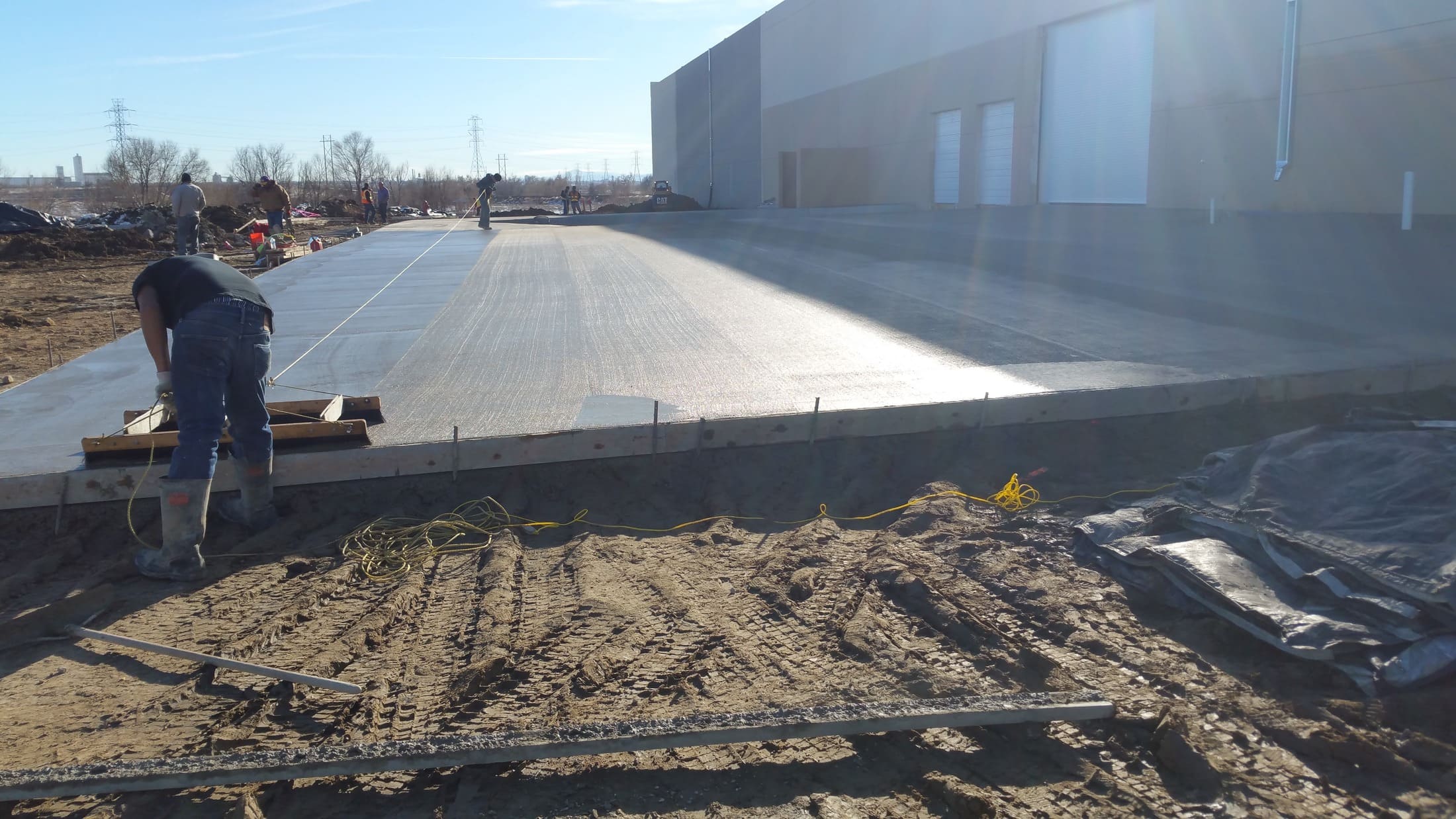 Shopping Center Construction - Commercial concrete construction in Carrollton, Texas