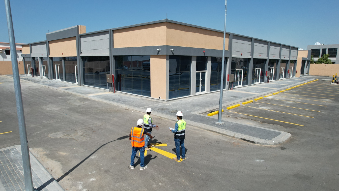 Strip Mall Construction - Commercial concrete construction in Carrollton, Texas